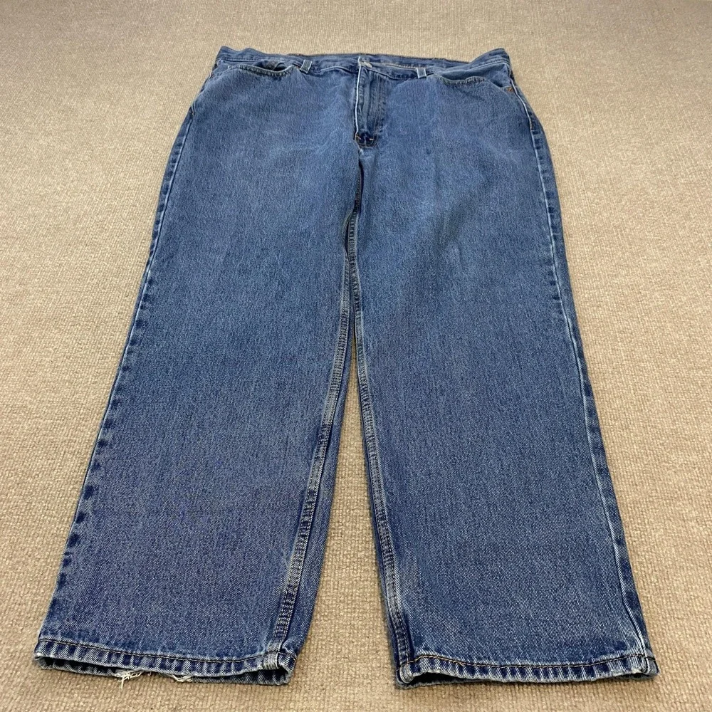 Levis Jeans Mens 40x30 Blue Medium 550 Relaxed Fit Tapered Leg Denim Dad Pants
